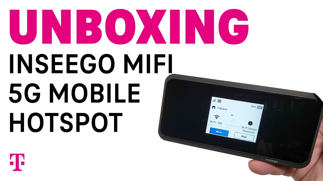 Распаковка мобильной точки доступа Inseego MiFi M2000 5G — работайте и играйте в дороге | T-Mobile