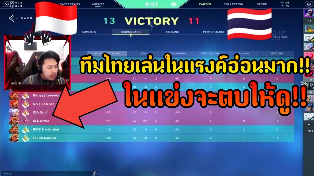 โดนดูถูก!! เก่งในเเรงค์ vs ทีมเวิร์คในเเข่ง | VALORANT