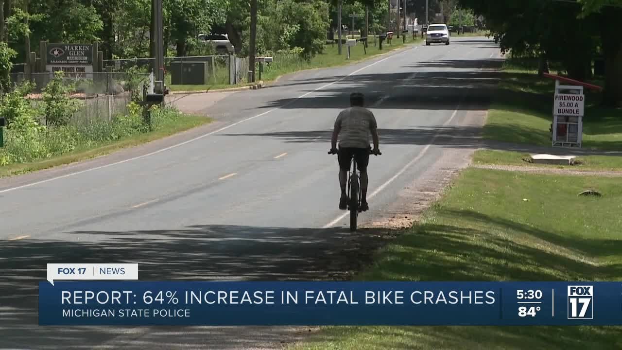 Report: 64% increase in fatal bike crashes