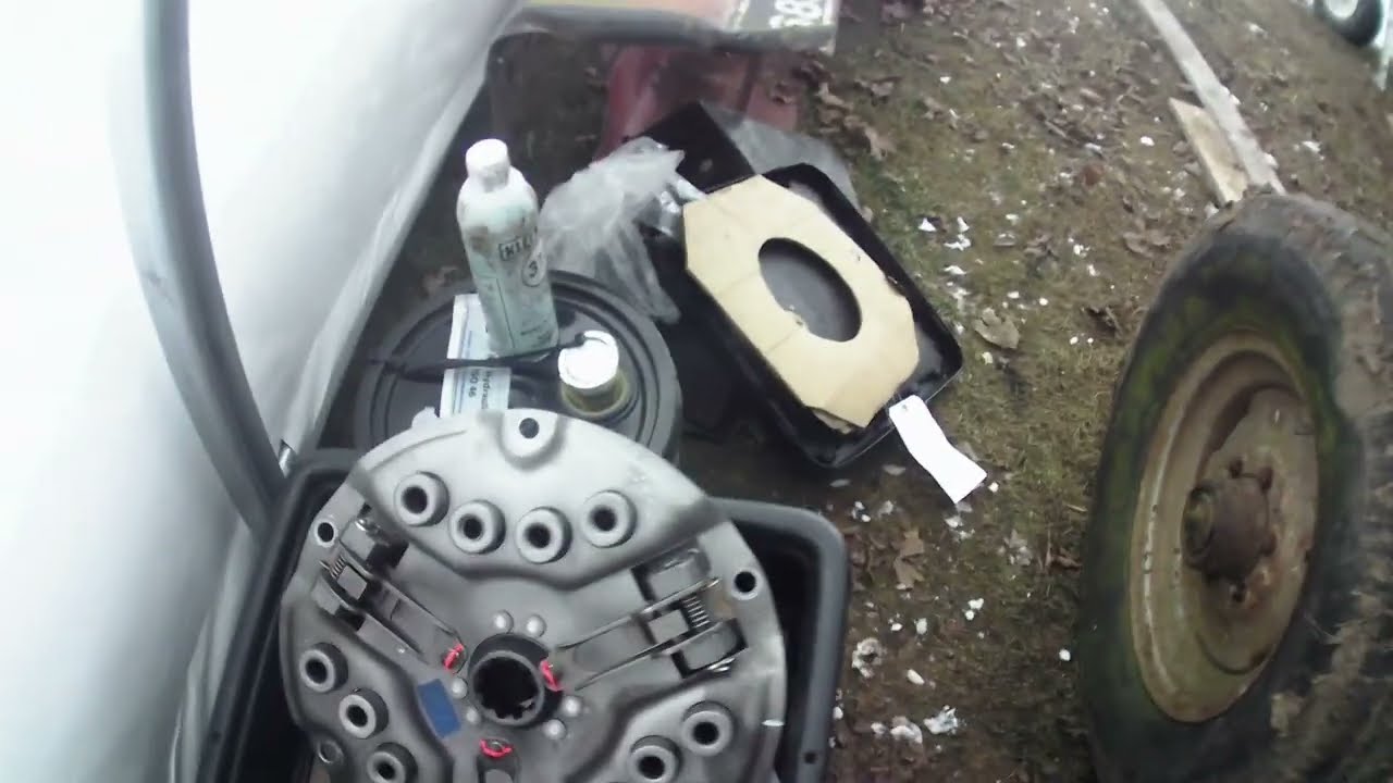 EASY backyard clutch alignment tool...585 CASE international clutch replacement.