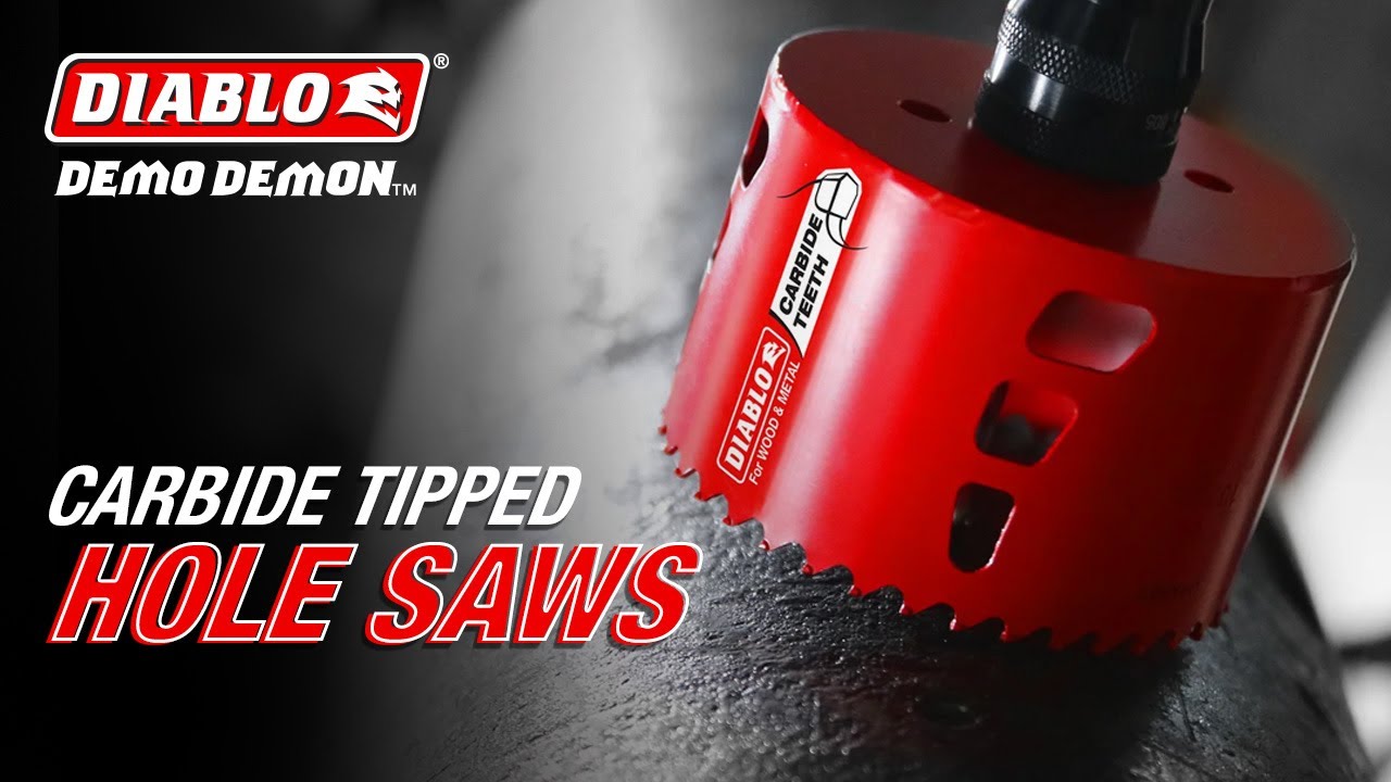 Diablo Demo Demon Carbide Teeth Rough-In Hole Saw