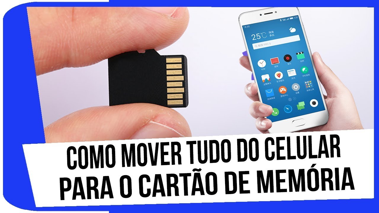 Como mover arquivos, musicas e fotos para o cartao de memoria