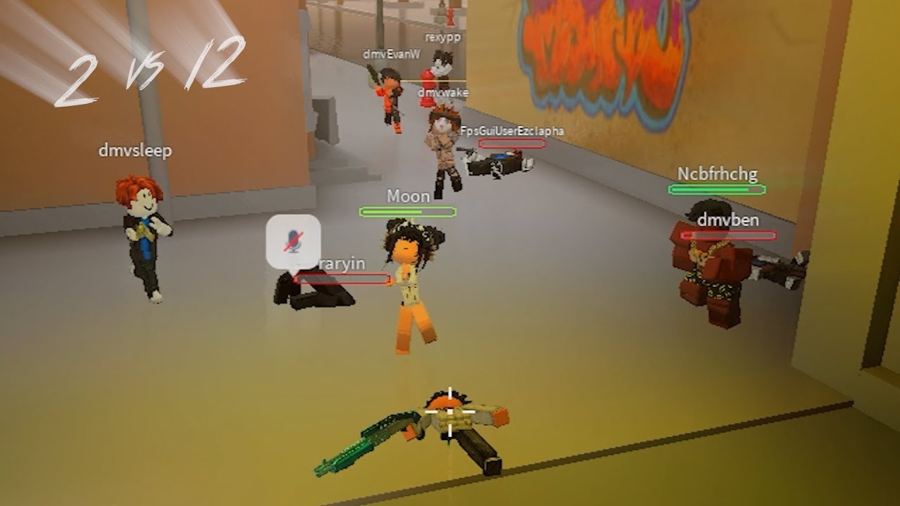 toxic crew raids me... (2v12)