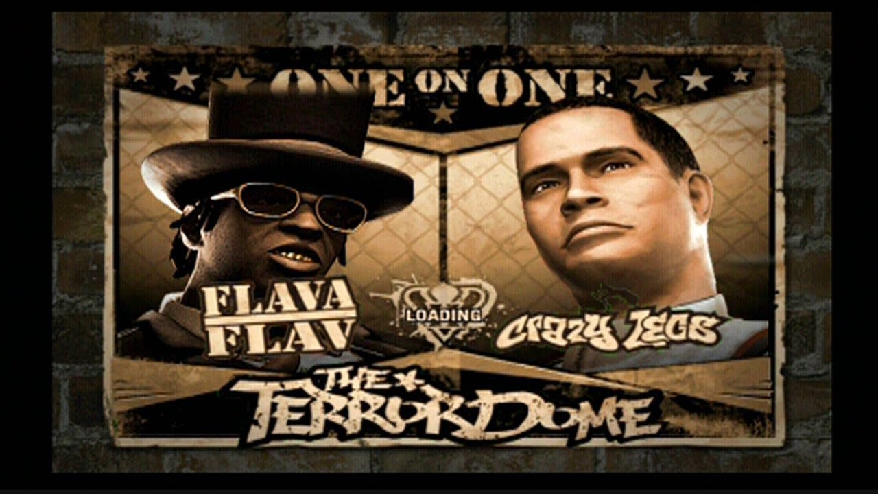 Def Jam Fight For NY (Request) - Flava Flav vs Crazy Legs (Hard) at The Terrordome