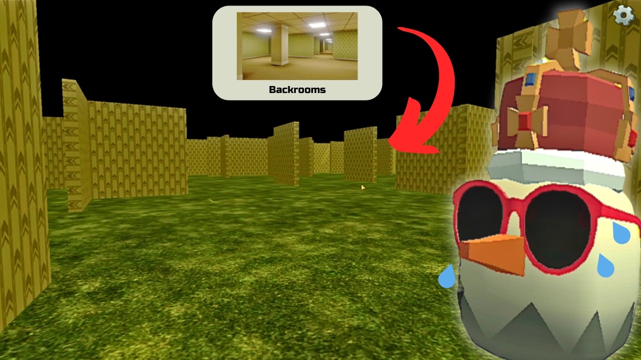 ¿Los BACKROOMS en Chicken Gun son REALES? ¡Descúbrelo aquí! 😱  | Stiff Lxr