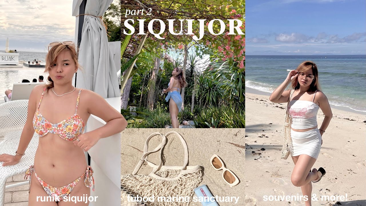 SIQUIJOR VLOG 🌴 Part 2 DIY itinerary, budget, runik siquijor, tubod marine, souvenirs and more