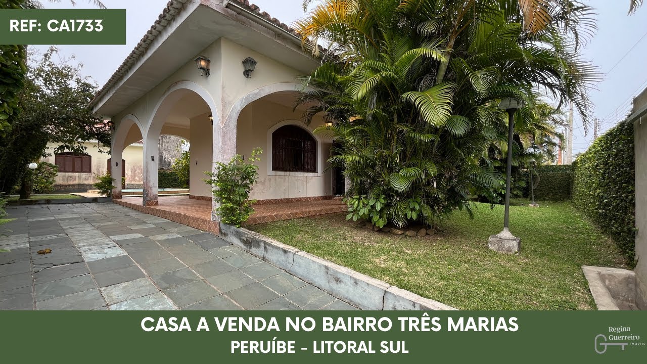 Casa à venda em Peruíbe, no bairro Três Marias - Regina Guerreiro Imóveis