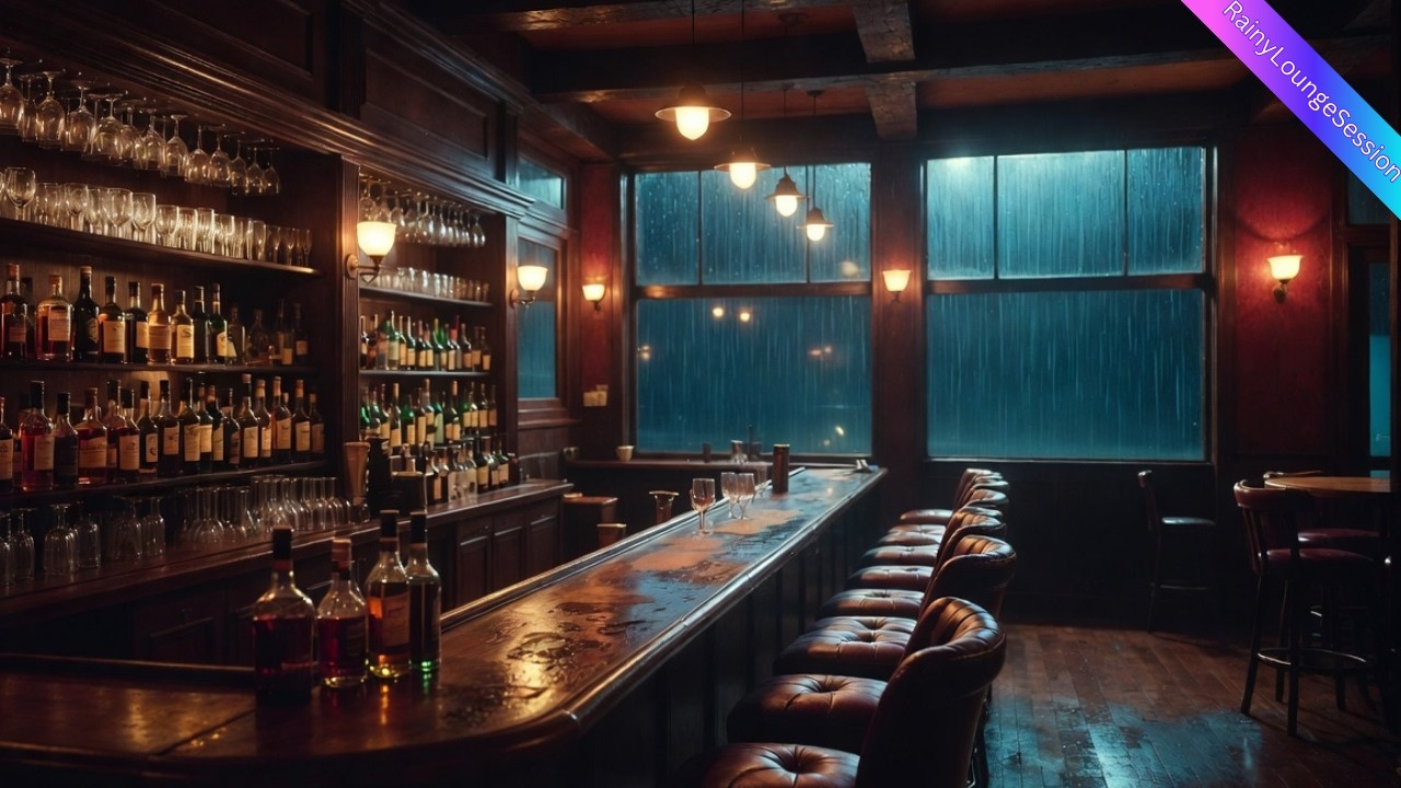 Rainy Night at a Blues Jazz Bar | Smooth Blues & Jazz Ambience
