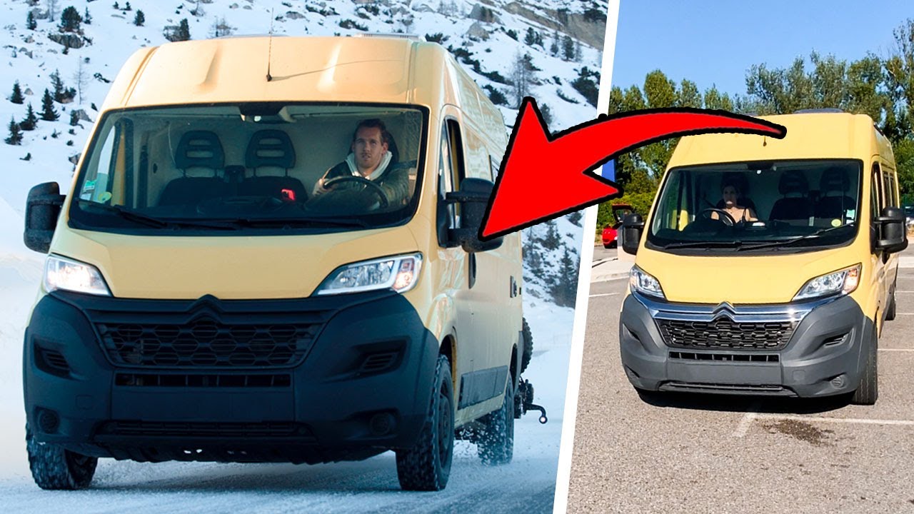 TRANSFORMATION de mon van aménagé pour l'EXPEDITION !! (Pneus 4x4, rehausse, Raptor, porte moto...)
