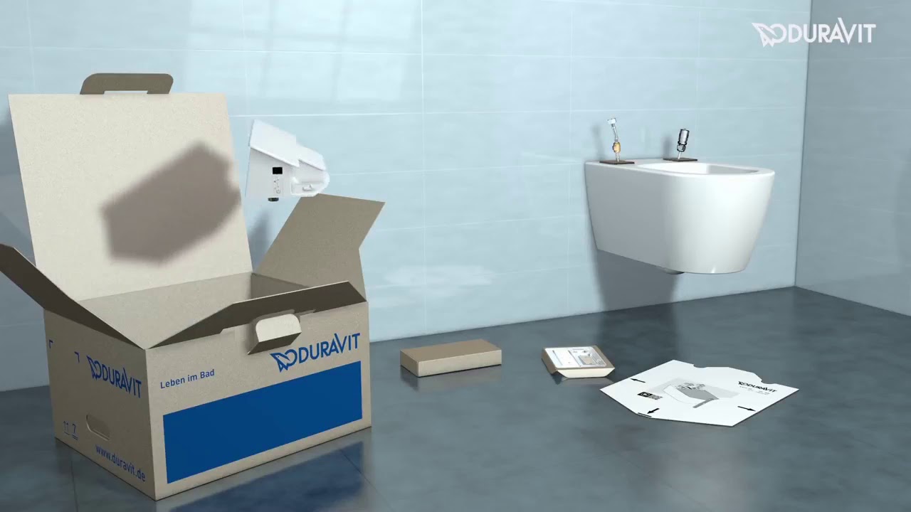 Duravit SensoWash Slim Montage Video   How to install