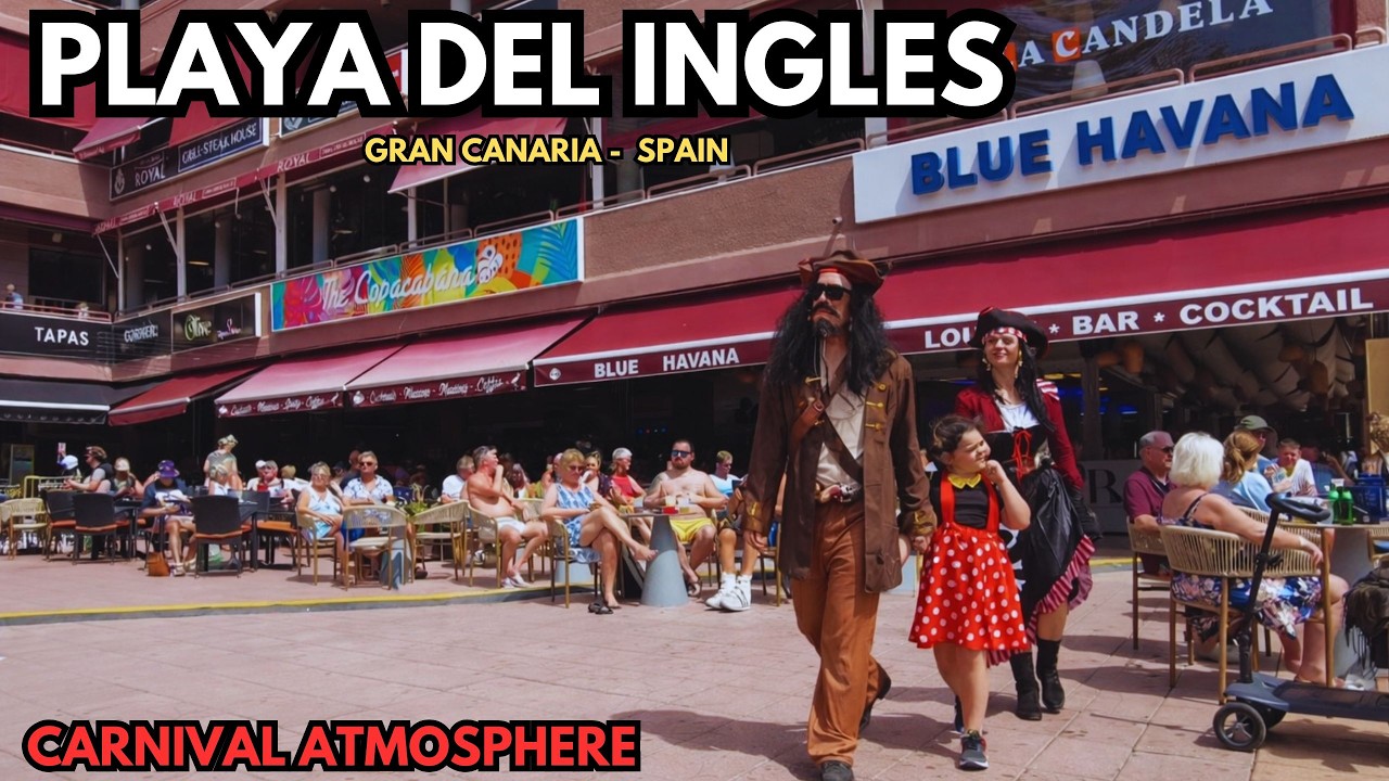 Carnival Atmosphere in Playa Del Ingles |2026 Gran Canaria