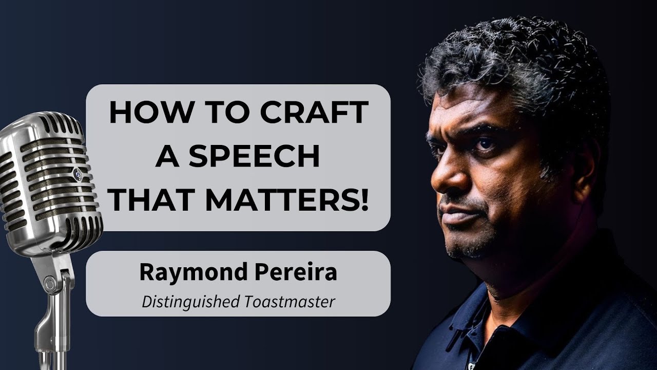 How to Craft a Speech that Matters - The 5 Ps of an effective speech