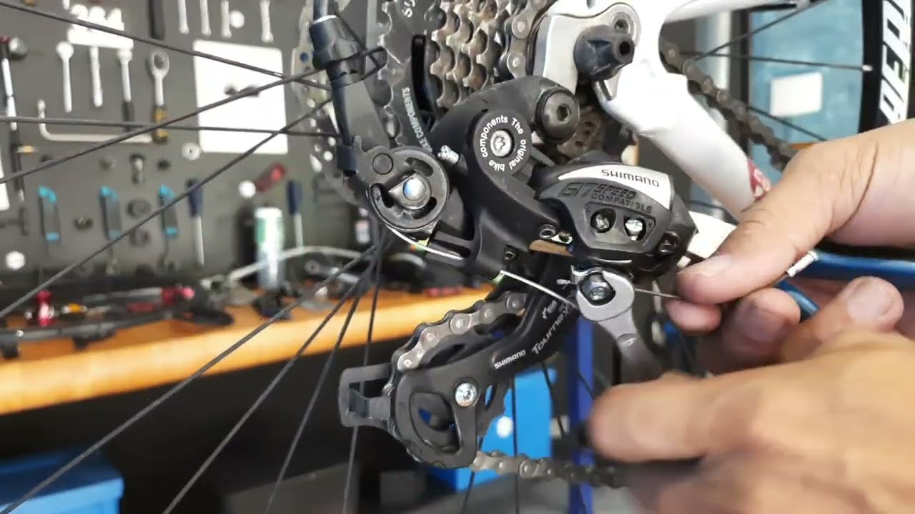 PASSO A PASSO COMO TROCAR O CABO DE MARCHA DA BIKE