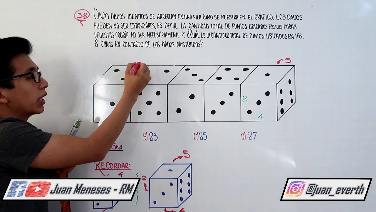 PROBLEMA CON DADOS | RAZONAMIENTO LÓGICO