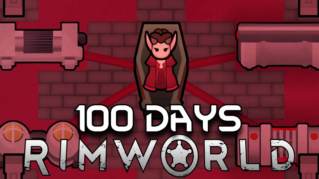 Я провёл 100 дней в облике вампира в RimWorld Biotech... Вот что произошло