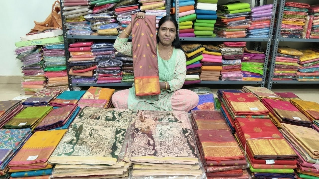 கண்களை கவரும் கலம்காரி சாரீஸ் பட்ஜெட் விலையில்!Sarees in Tamil