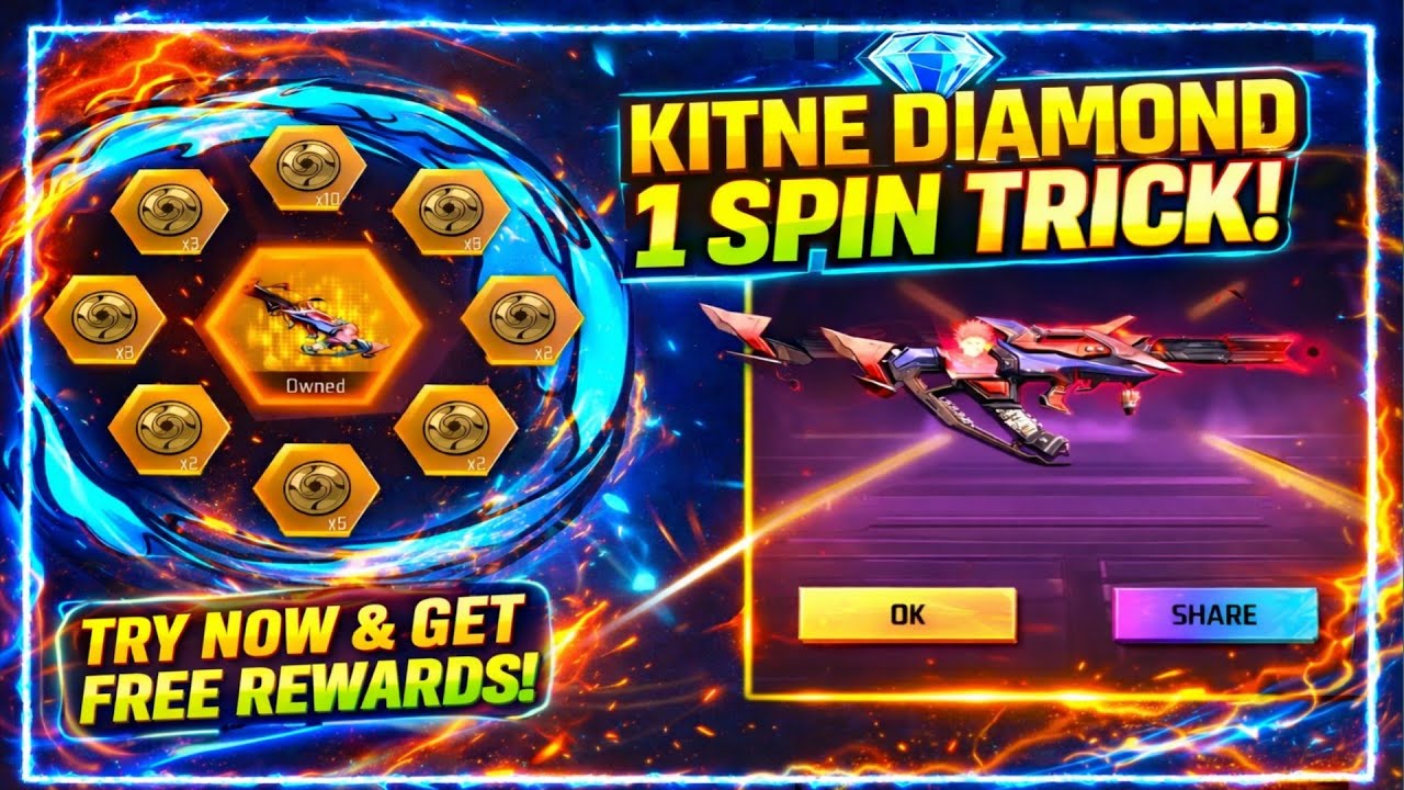 🤯New Itadori Groza Ring Event Spin Trick🤩🔥| Groza Ring Event Free Fire💥 | Free Fire New Event