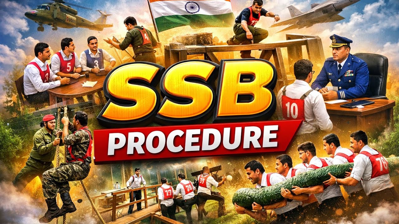 DETAILED SSB PROCEDURE 🇮🇳⚔️🔥|SERVICE SELECTION BOARD PROCEDURE| 