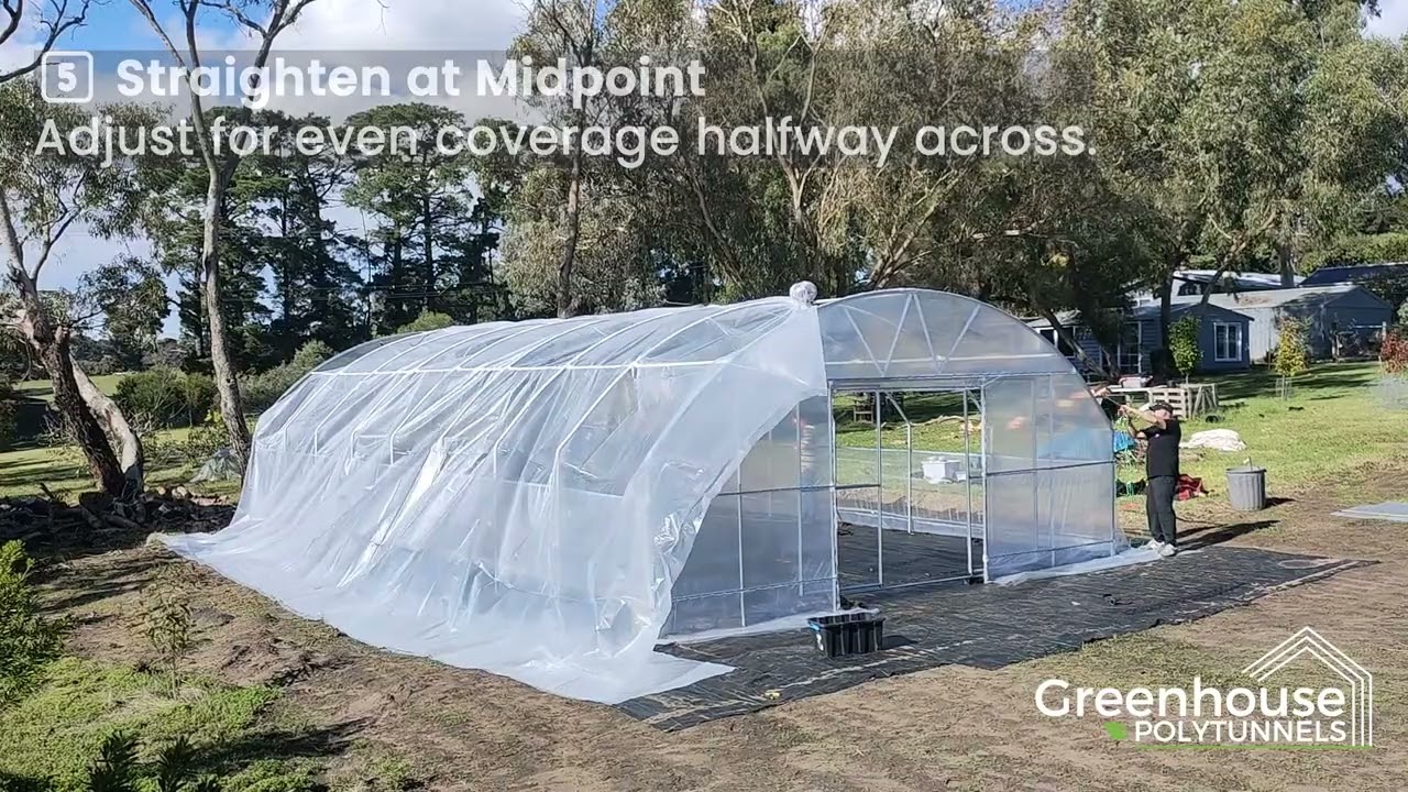 How to Install a Polytunnel Roof Cover (Step-by-Step Guide)
