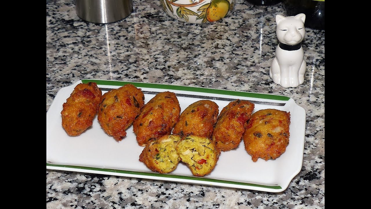 Frituras de Malanga con Pollo