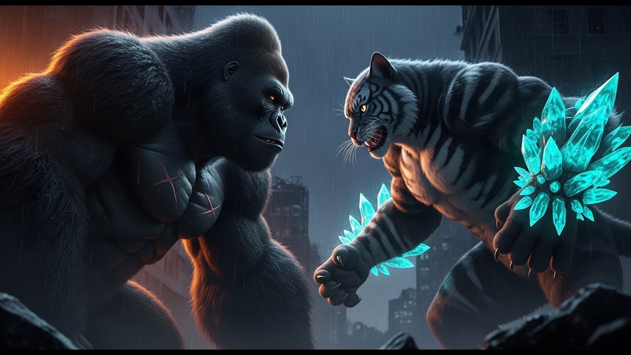 Giant Monster Rivalry: King Kong vs Cat Short