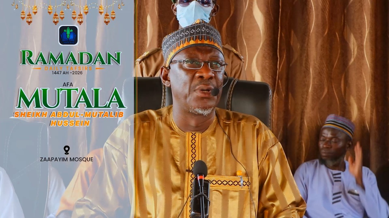 day 17 - AFA MUTALA - RAMADAN TAFSIR 1447 AH (2026) || iSLAMLOG ||Official