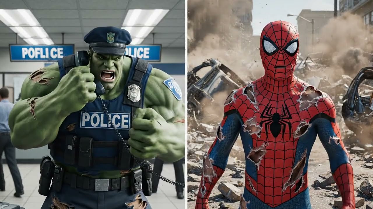 The Ultimate Showdown! 🤯 Spider Man & Wonder Woman vs Joker & Venom