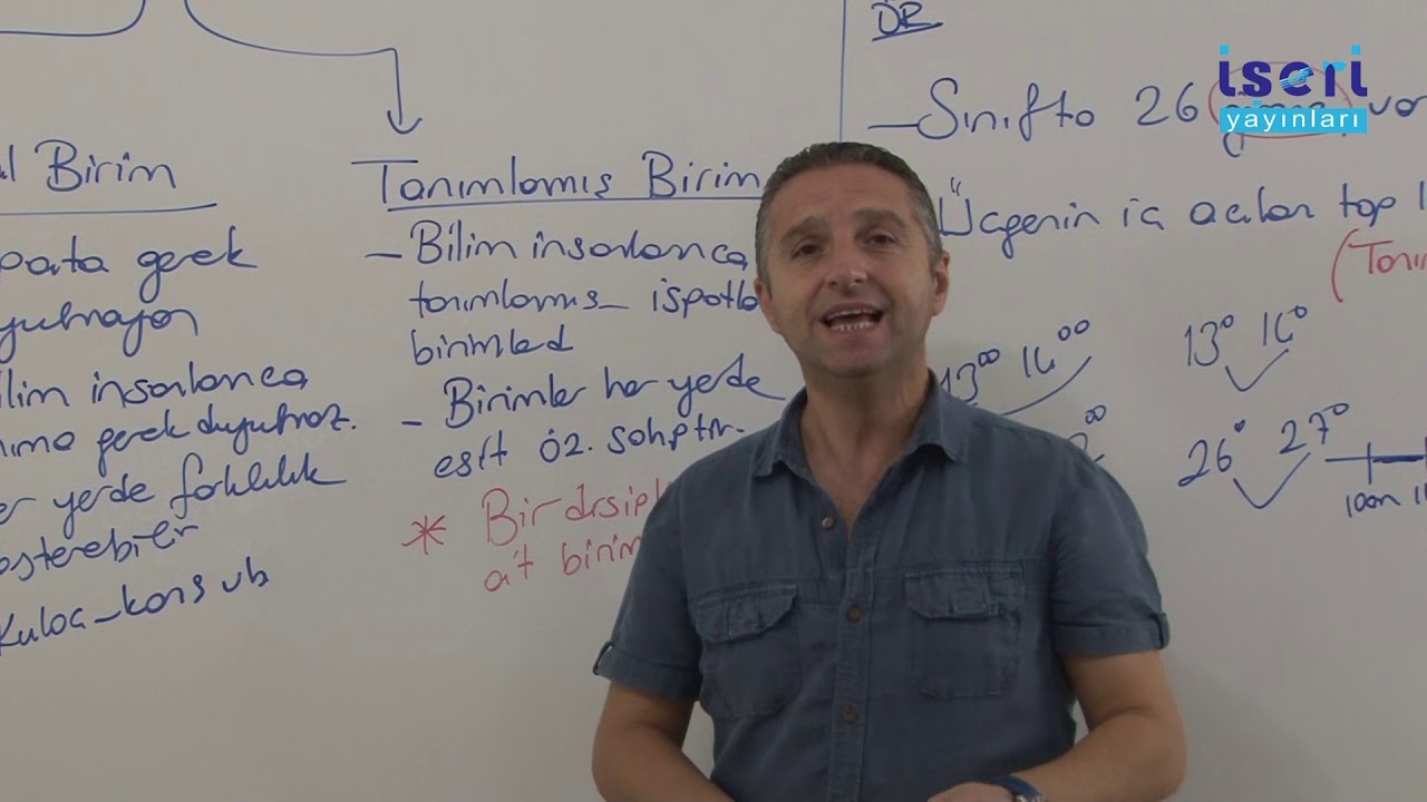 KPSS ÖLÇME VE DEĞERLENDİRME-03 ÜNİTE I Ölçmede Birim