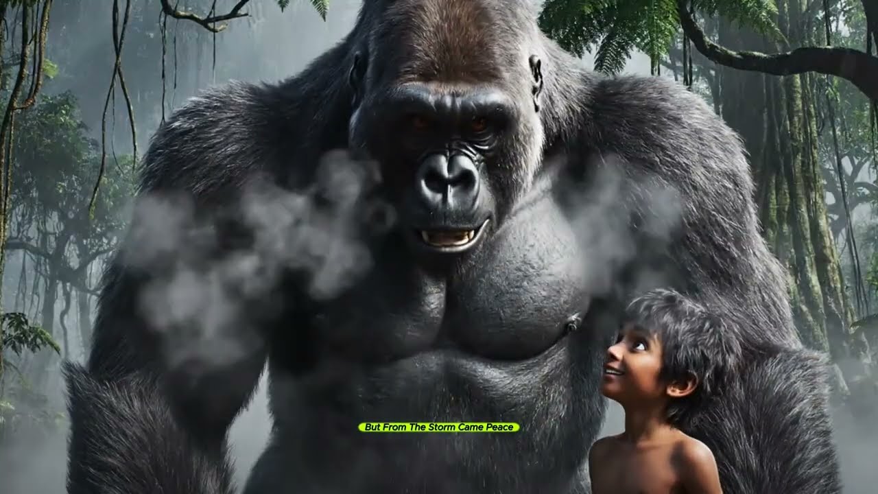 The Gorilla and the Broken Compass 🧭  Heart Touching Jungle Adventure Story