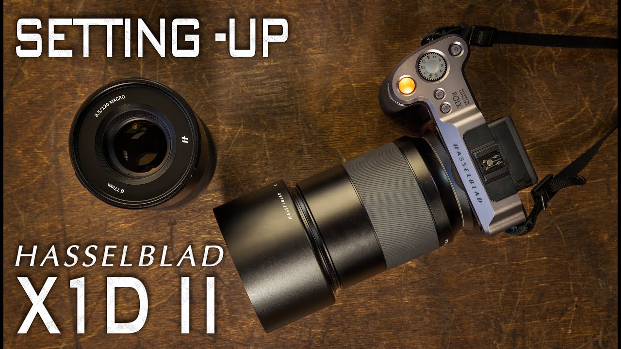 Настройка камеры Hasselblad X1D II 50C среднего формата для студийной портретной съёмки
