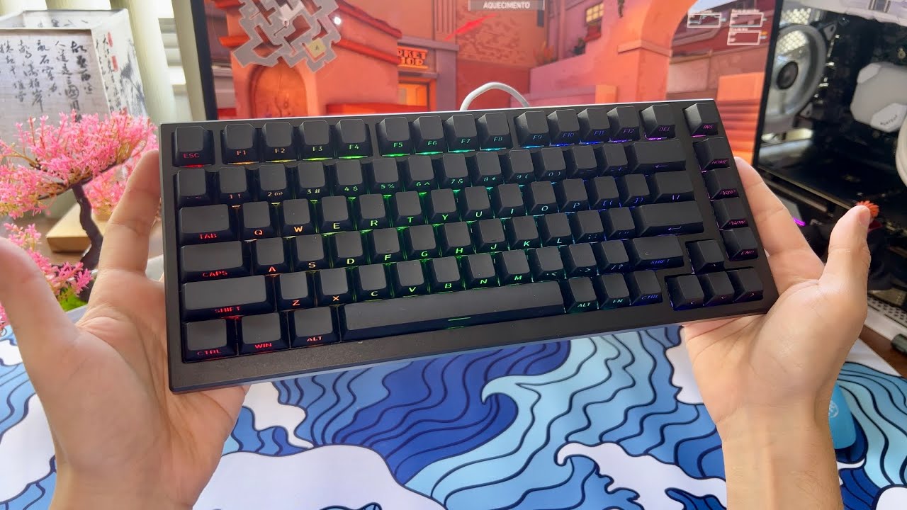 Melhor Teclado Magnetico 75% Custo Benefico - AKKO TAC75 HE