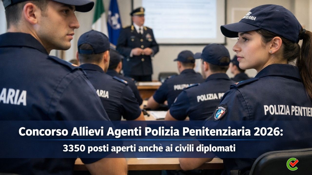 Concorso Polizia Penitenziaria 3.350 Allievi Agenti | Requisiti, Domanda inPA, Prove e Come Studiare