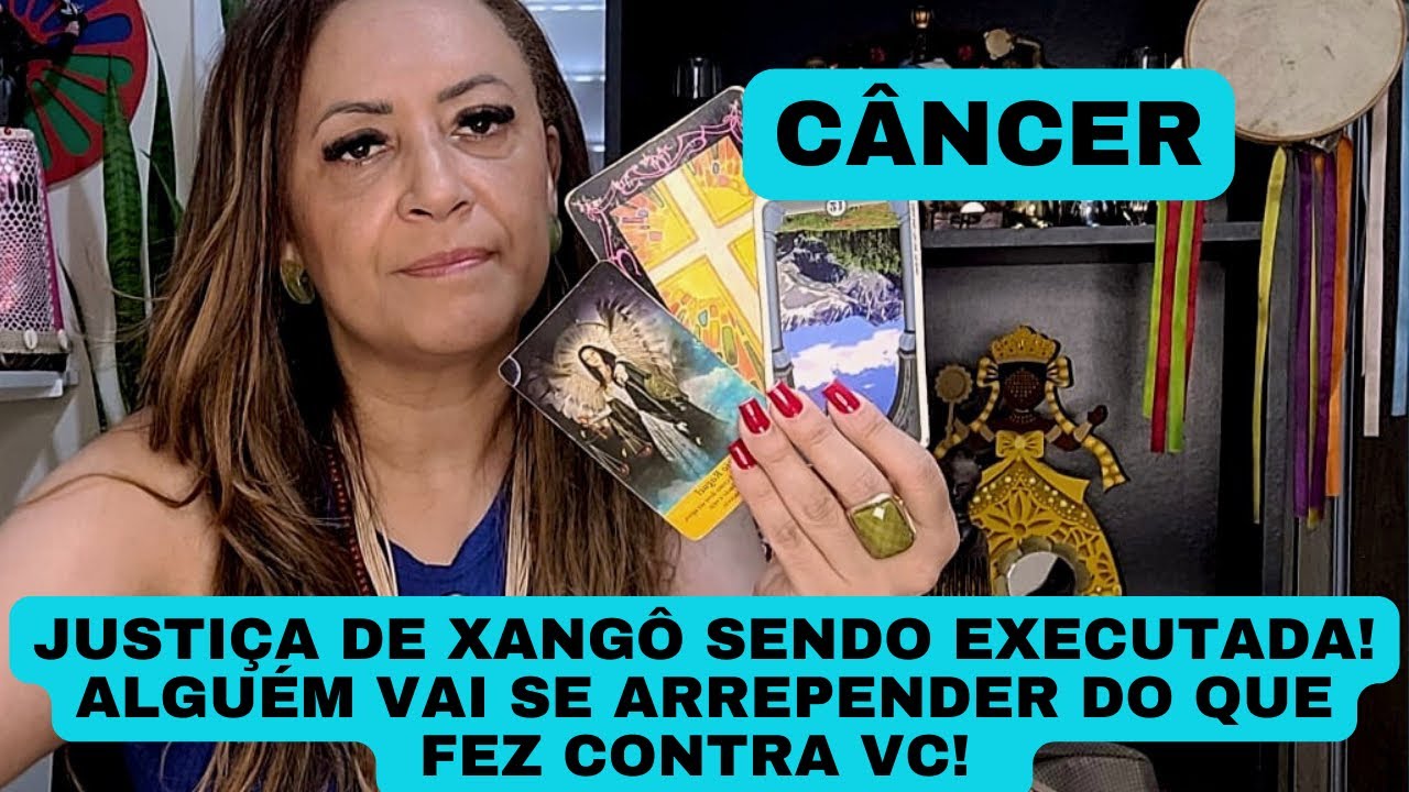 CÂNCER ♋️ Justiça de Xangô Sendo Executada! Alguém Vai Se Arrepender Muito Do Que Fez Contra Vc!