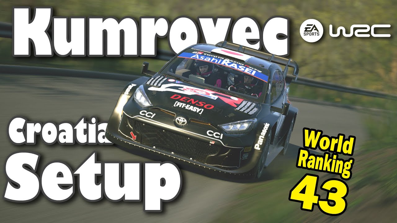[EA Sports WRC][WRC] Croatia Rally, Kumrovec [Setup][Rank 43][Toyota GR Yaris Rally1]