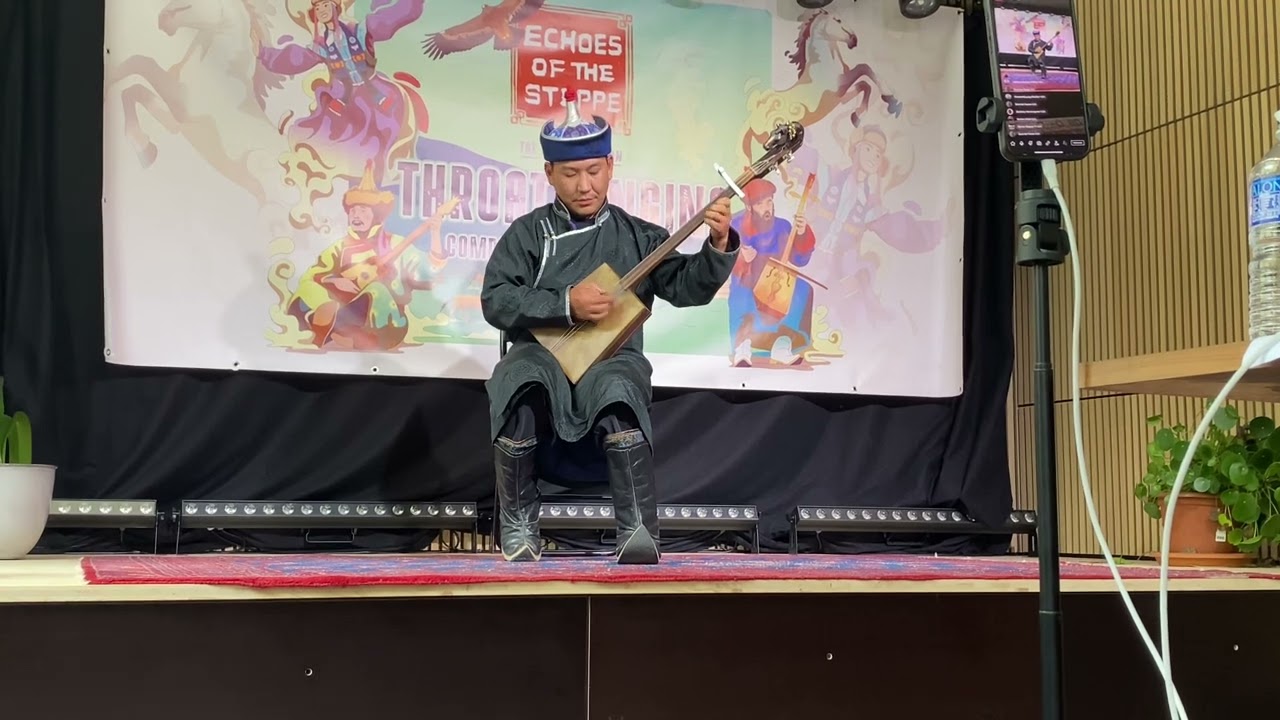 Dalai Damdyn competing at ECHOS OF THE STEPPE 2025 
