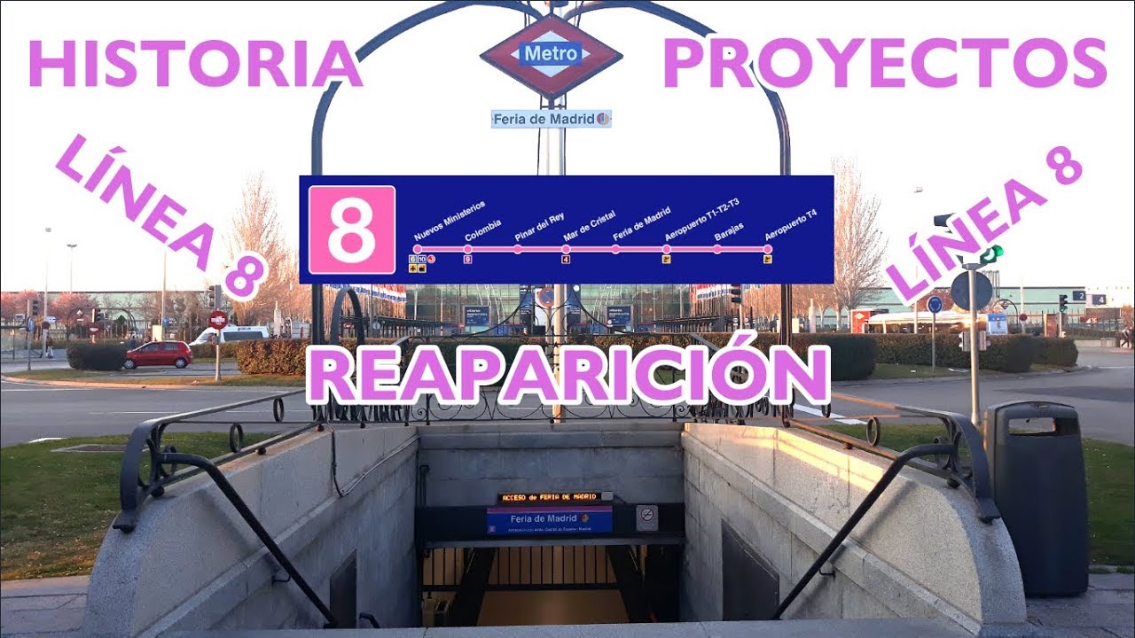Gran historia y reaparición de la línea 8 del Metro de Madrid