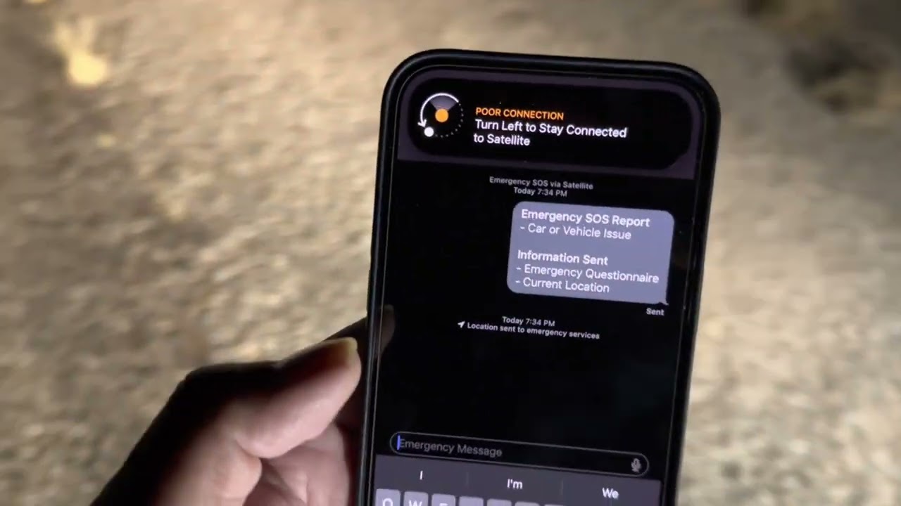 Testing Apple iPhone 14 Pro Max Satellite SOS Feature *real world testing* #iphone14promax #sos