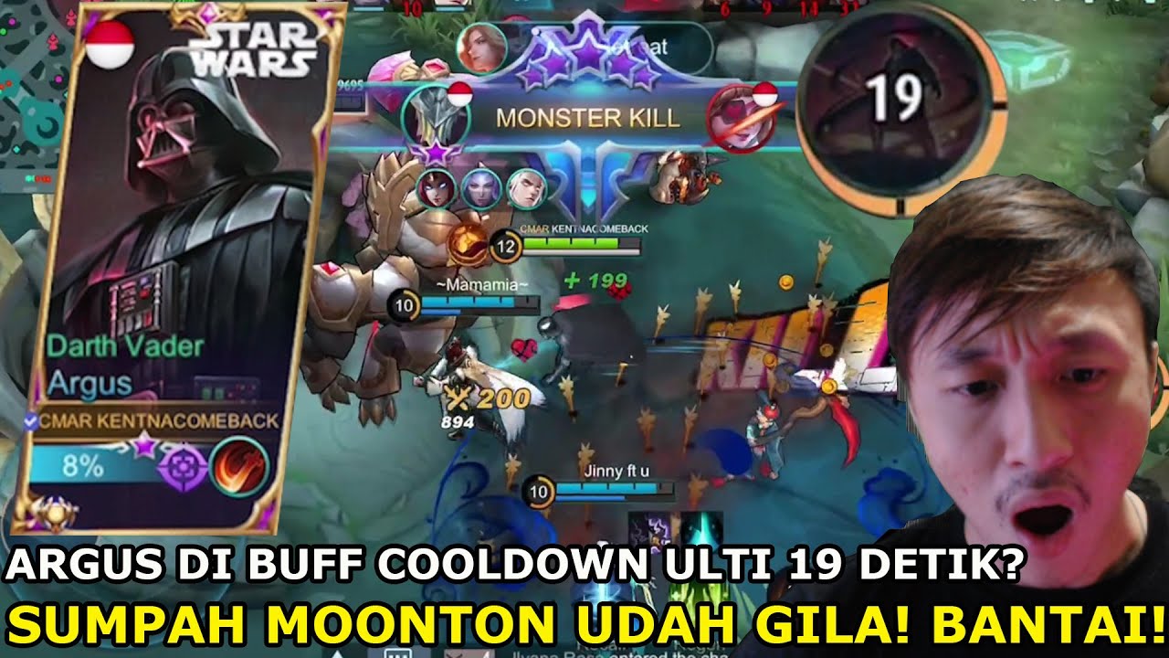 COOLDOWN ARGUS DITURUNIN JADI 19 DETIK ? GILA MAHARAJA ARGUS MENGGILA LAH BOS!