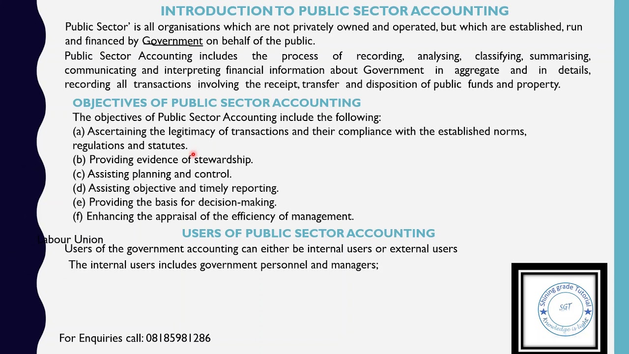 Public Sector Accounting 1