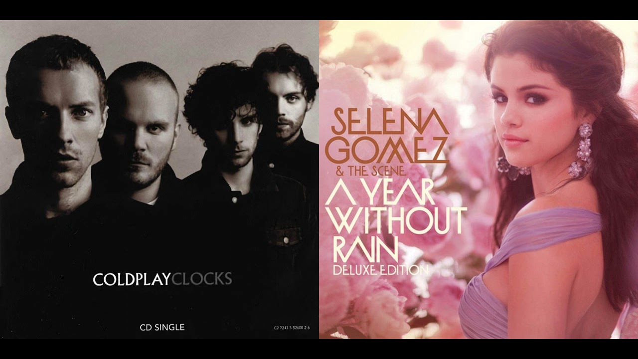 A Year Without Rain & Clocks - Selena Gomez & Coldplay - Mashup