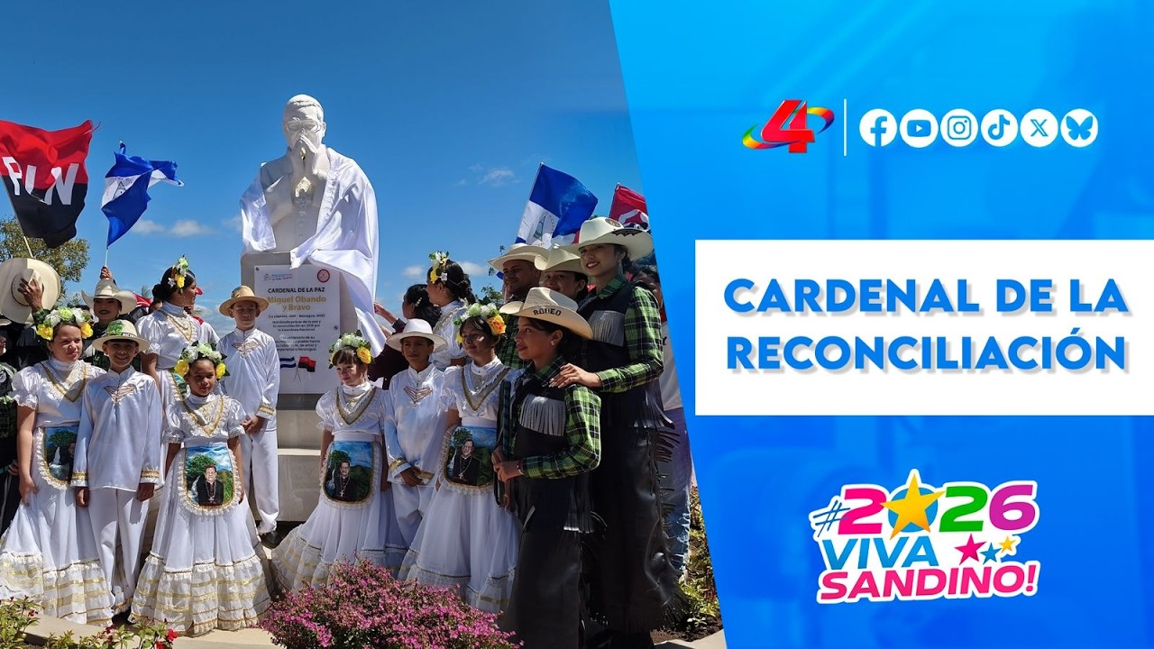 Homenaje al Cardenal Miguel Obando y Bravo en La Libertad, Chontales 🕊️