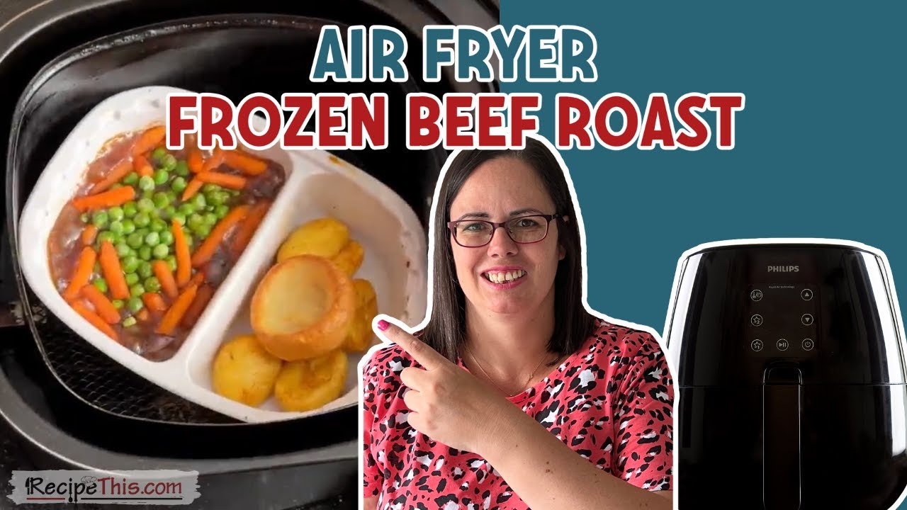 Air Fryer Frozen Beef Roast Dinner (Microwave Ready Meal)