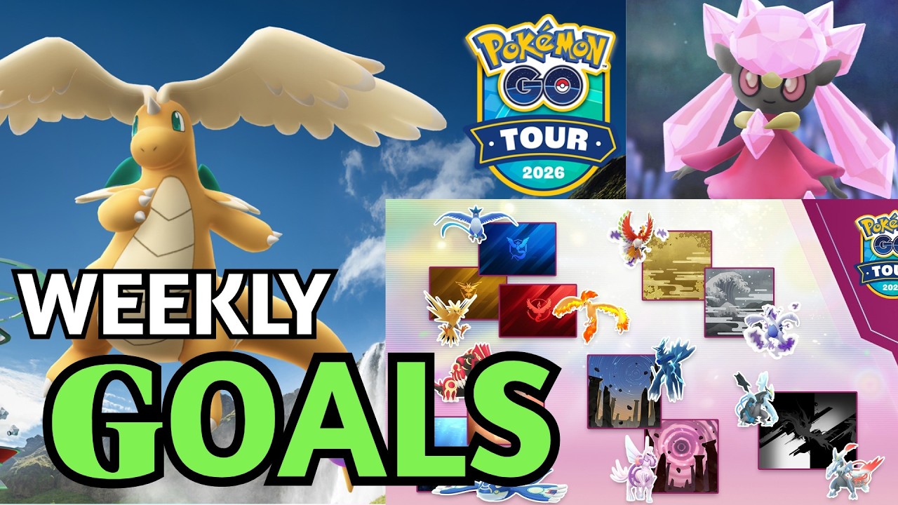 Pokémon Go Road to Kalos and Kalos Tour Goals for the Event.