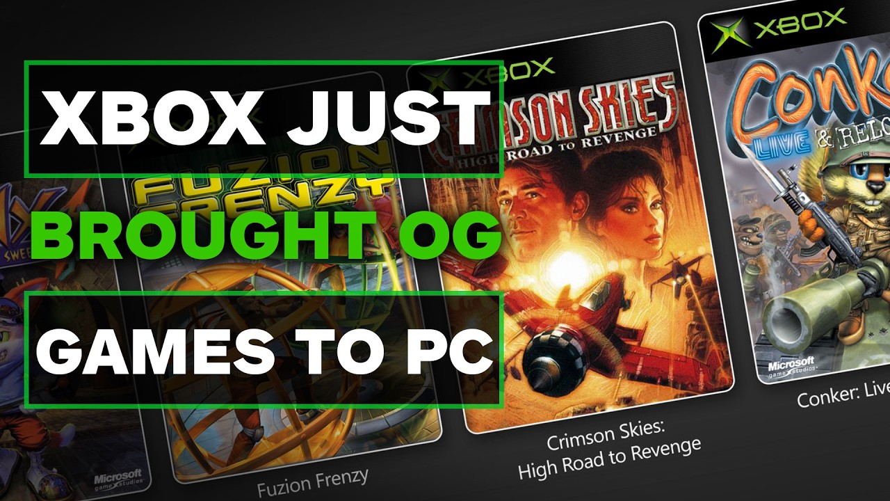 Original Xbox Games on PC? Here's What's New