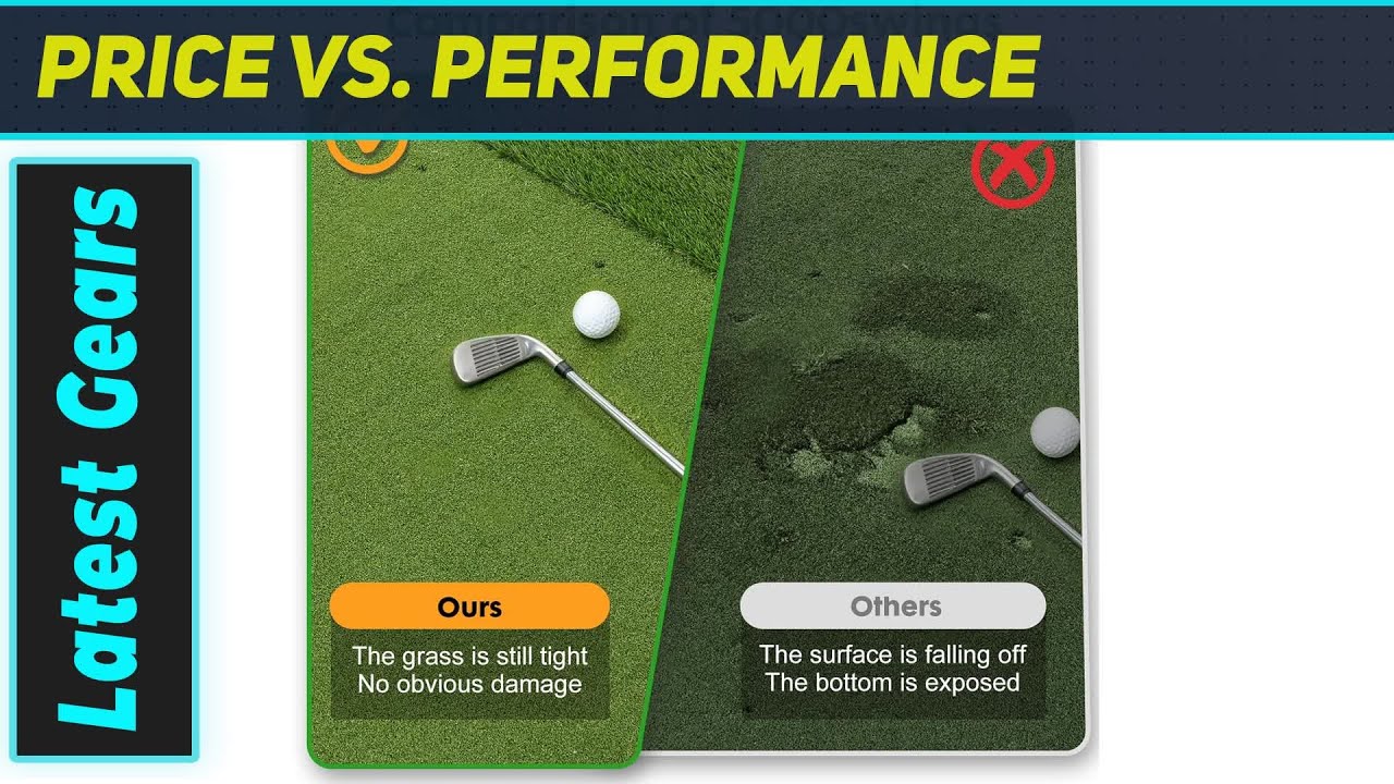 RELILAC Dual-Turf Golf Mat: The Ultimate Home Practice Game Changer!