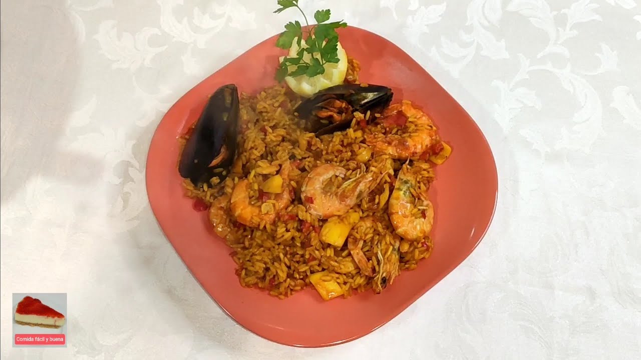 Paella marinera...delicioso sabor a vacaciones