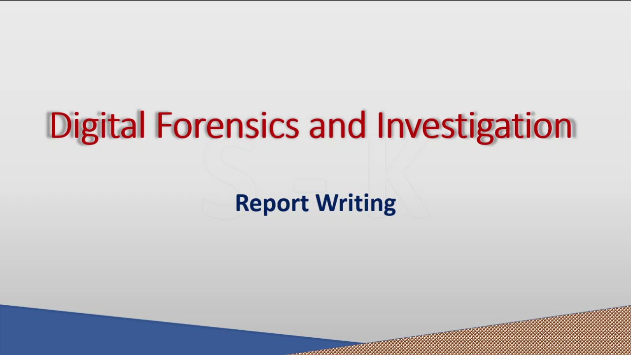 Scientific Method and Report Writing