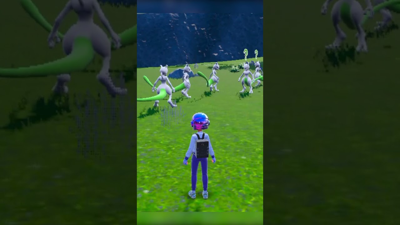 I found a Mewtwo outbreak😳 #shorts #pokemonviolet #pokemonscarletandviolet
