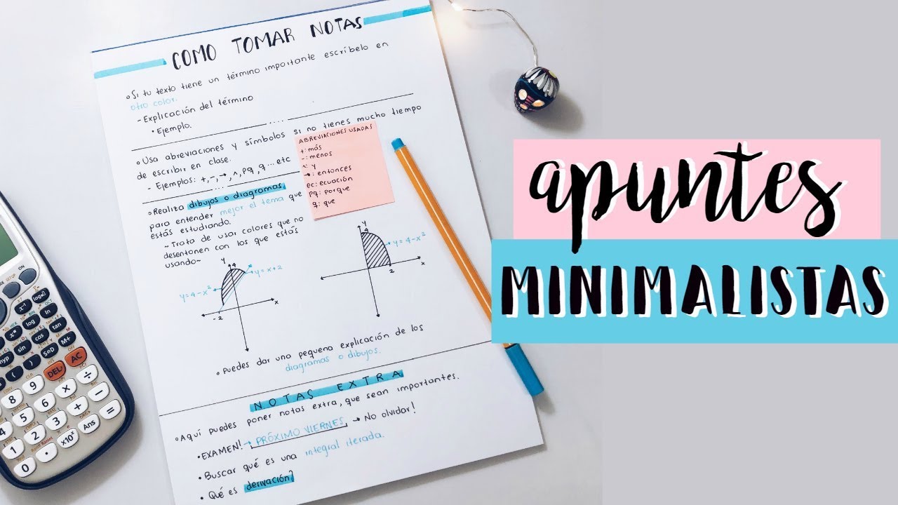 APUNTES MINIMALISTAS! | Mariana Herrera