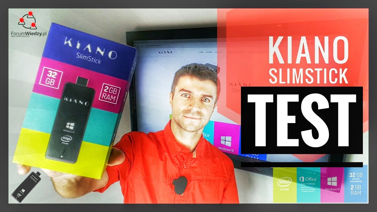 KIANO Slim Stick - Mini Komputer z Windows 10 - recenzja test | ForumWiedzy